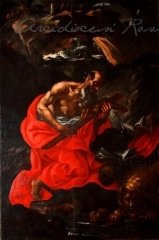 Saint  Jerome praying 